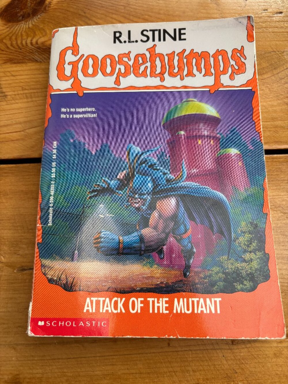 🪱3/12$ VTG '94 Goosebumps #25: Attack of The Mutant 🕸️